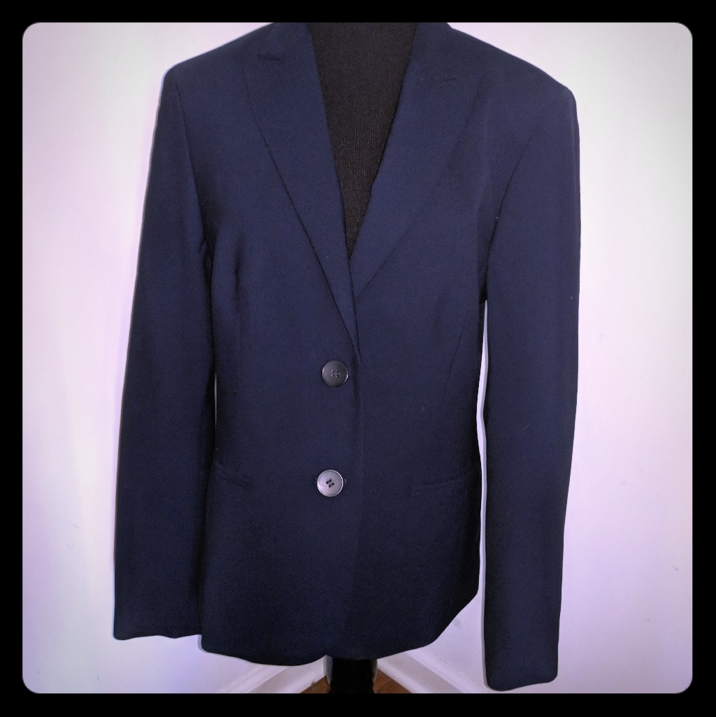 Navy Two Button Blazer